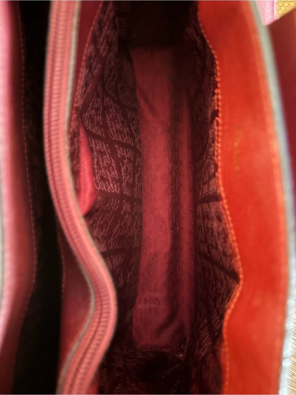 Cartier Must de Cartier Vintage Leather Shoulder Bag - Bordeaux Burgundy - Picture 11 of 14